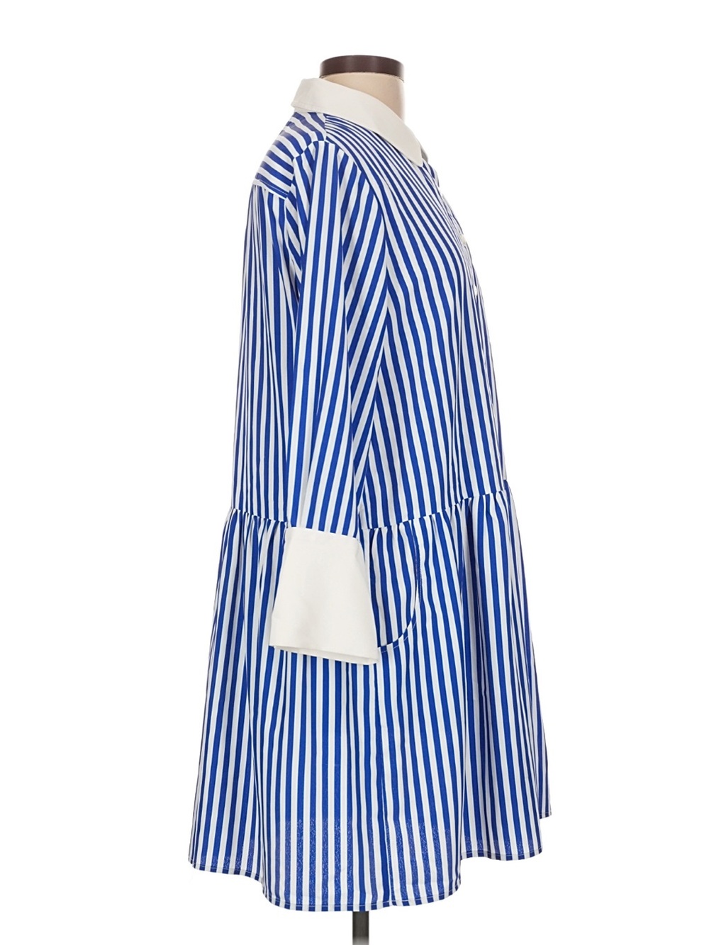 Tuckernuck Blue and White Striped Hayes Shirt Dress Size S - Picture 7 of 8